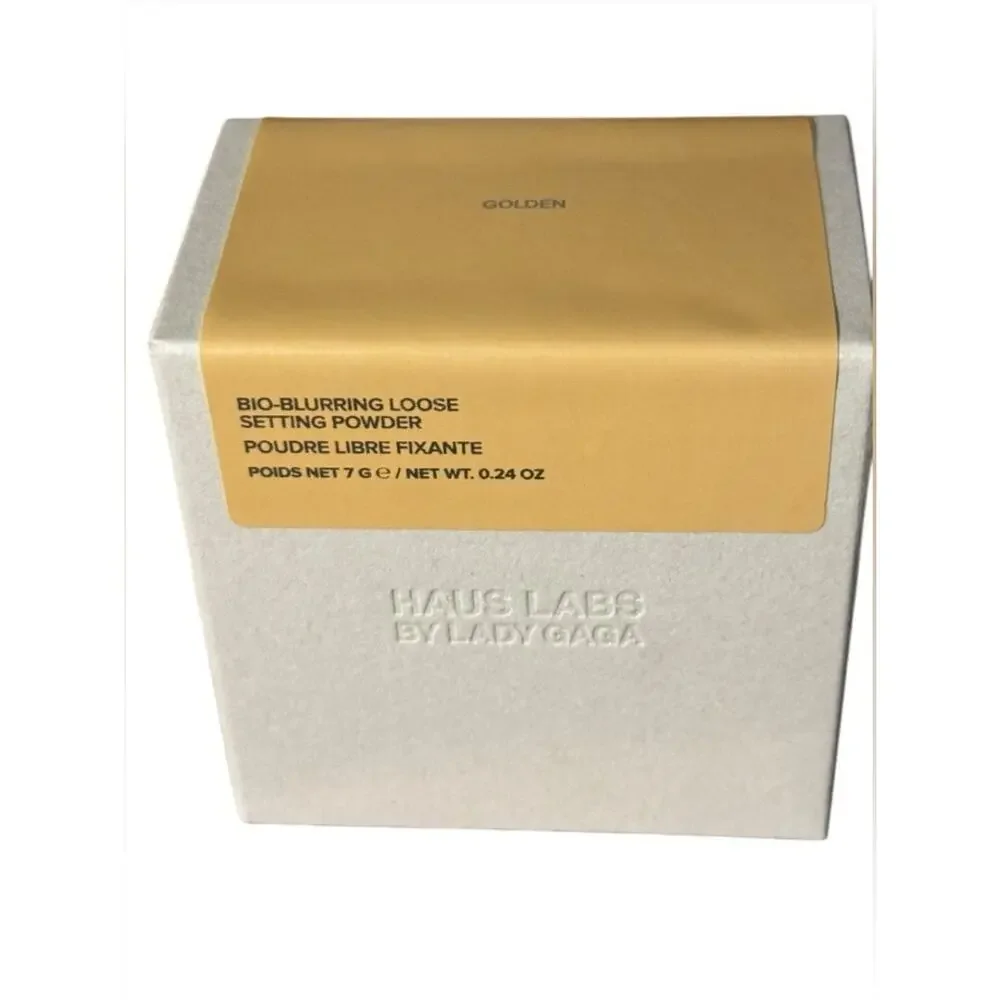 HAUS LABS BY LADY GAGA Bio-Blurring Talc-Free Loose Setting Powder in Golden